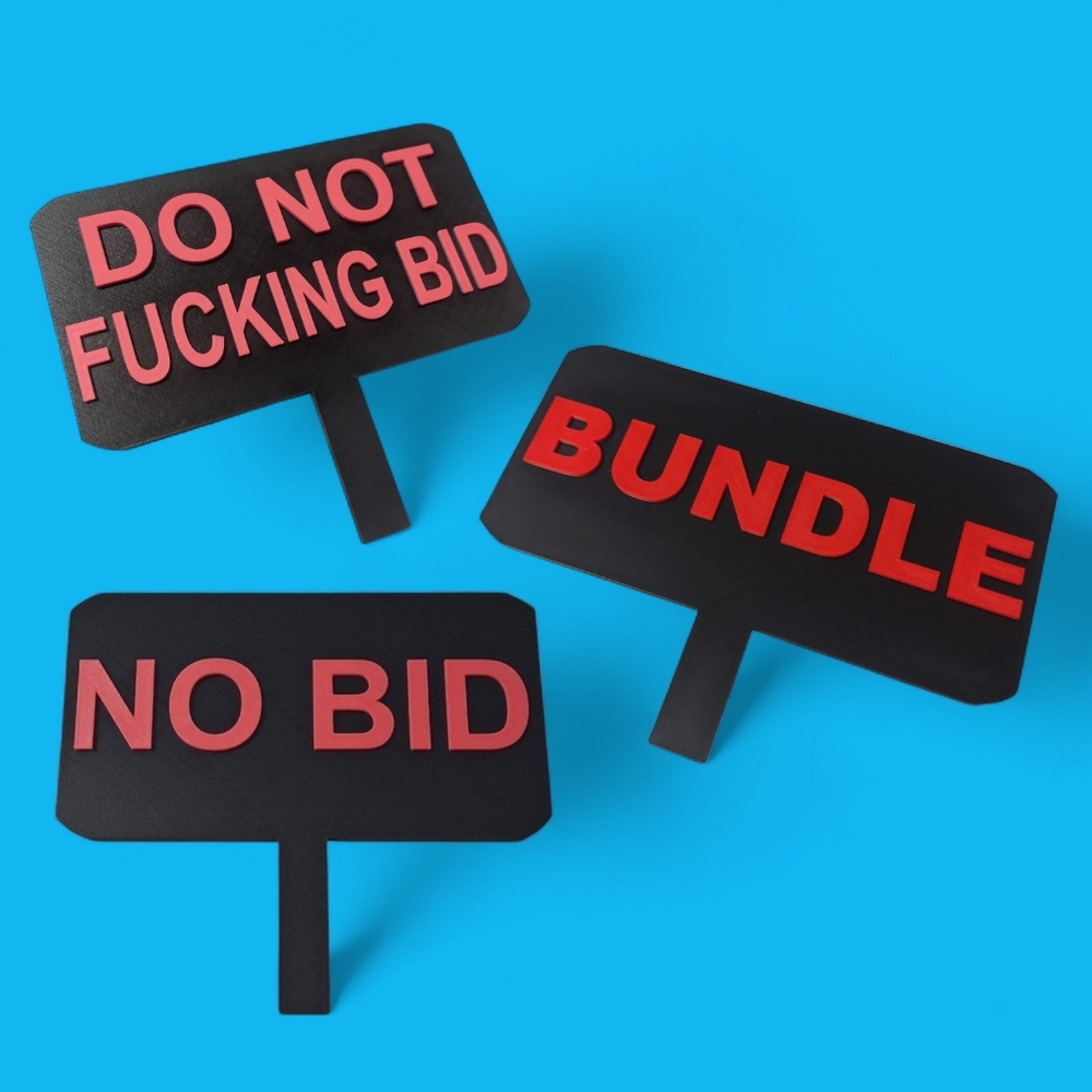 Custom Signs w/Handle! - Picture 2 of 2